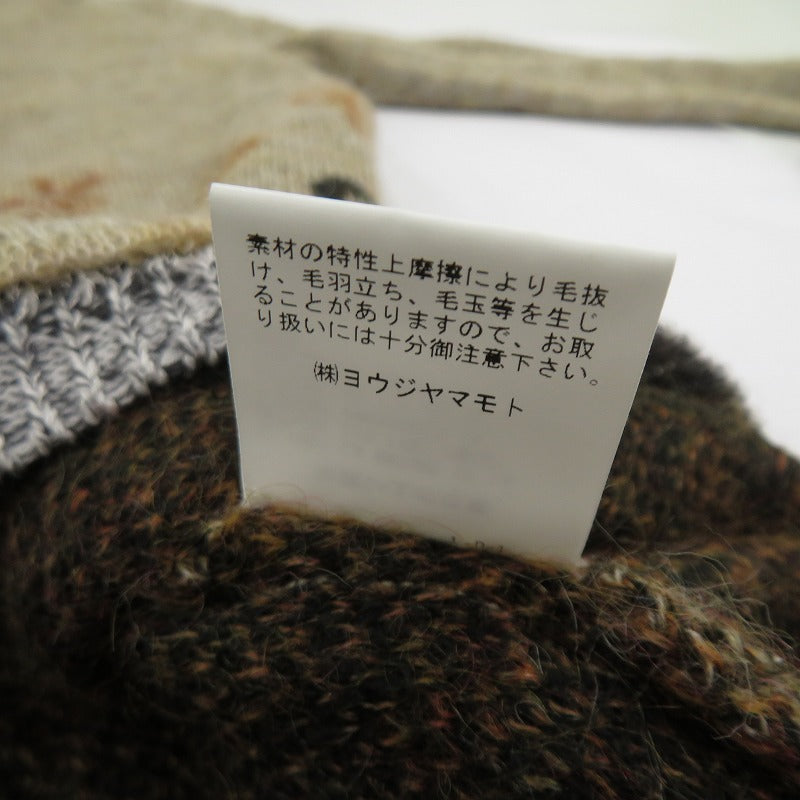 Yohji Yamamoto POUR HOMME | ヨウジヤマモトプールオム 2013AW セーター HQ-K16-192 ブラウン サイズ：3【瀬戸大橋店】