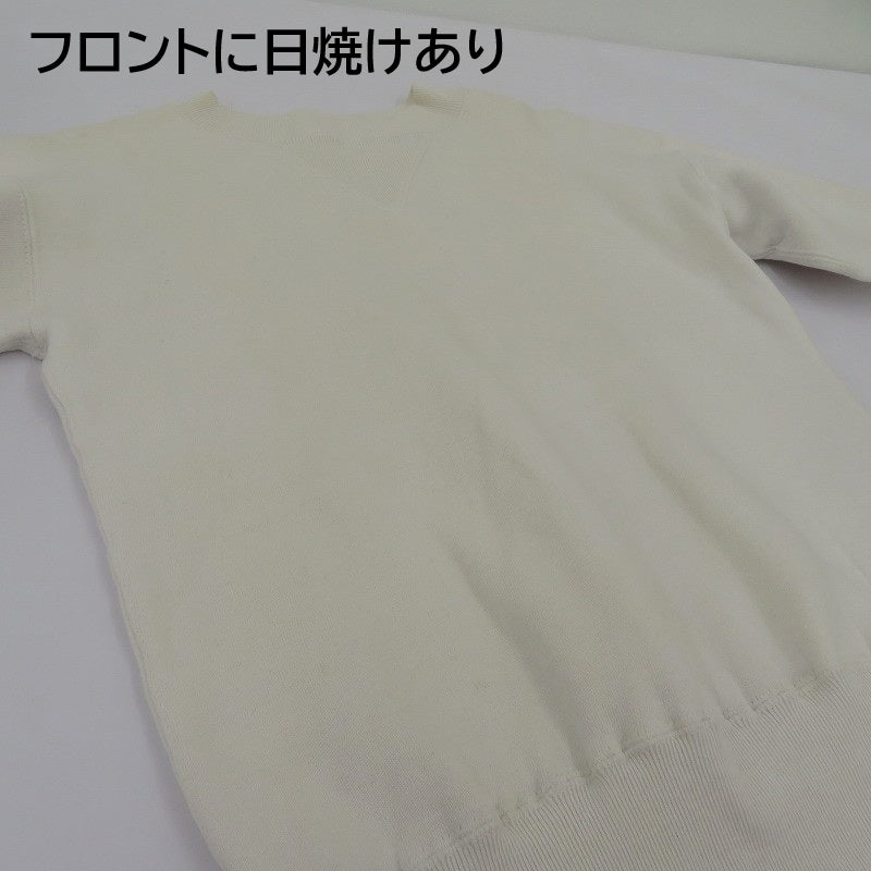 両前V はめ込み 40s スウェット ホワイト サイズ：不明【瀬戸大橋店】