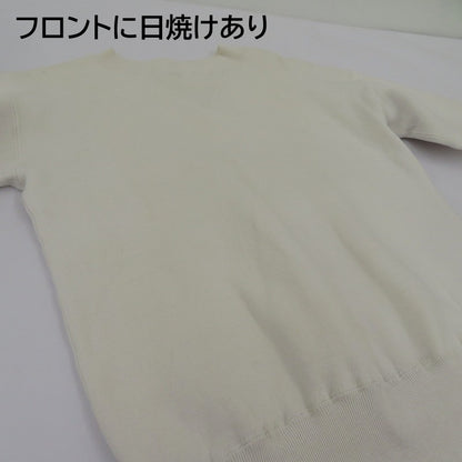両前V はめ込み 40s スウェット ホワイト サイズ：不明【瀬戸大橋店】