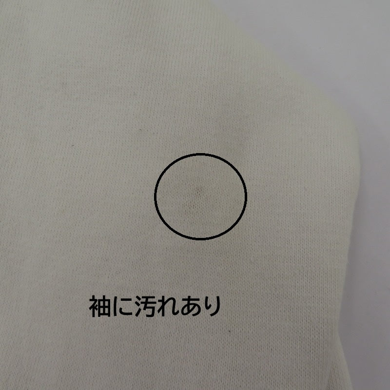 両前V はめ込み 40s スウェット ホワイト サイズ：不明【瀬戸大橋店】