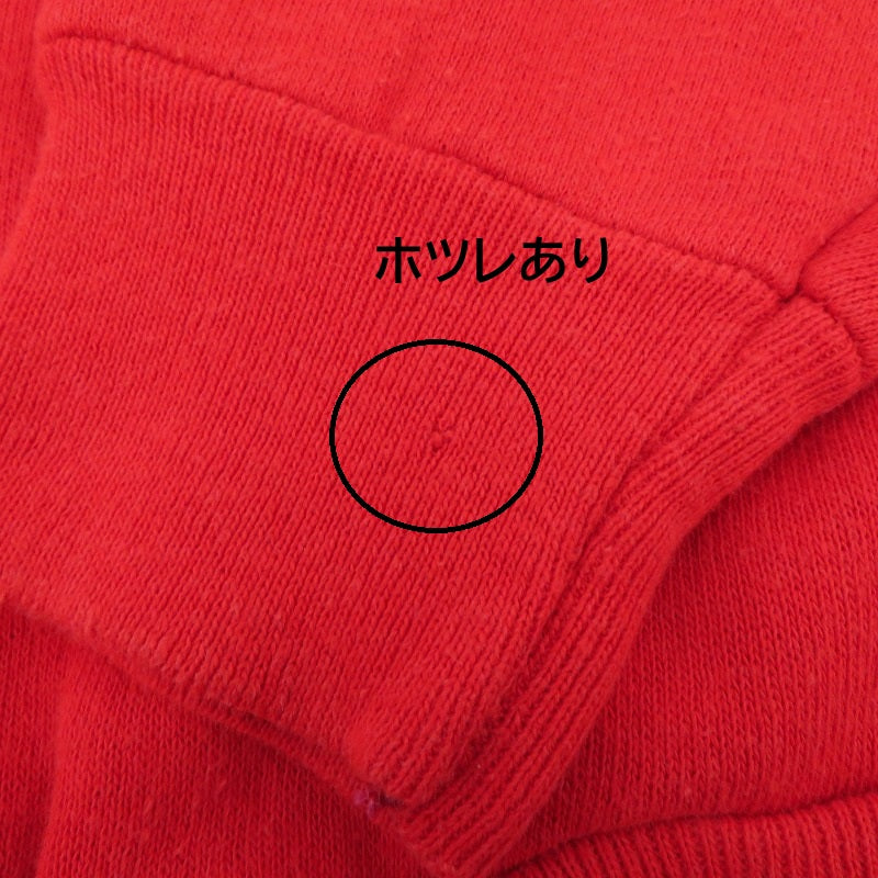 TULTEX ラグラン スウェット レッド サイズ：M【瀬戸大橋店】