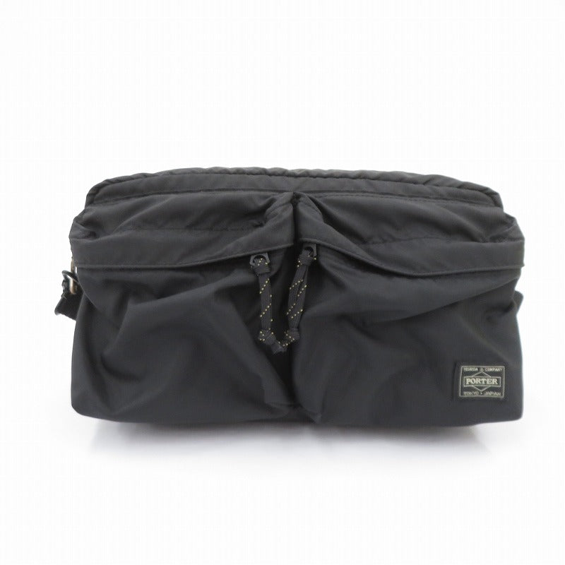 PORTER FORCE | ポーターフォース 2WAY WAIST BAG その他バッグ 855-07418 ブラック【瀬戸大橋店】