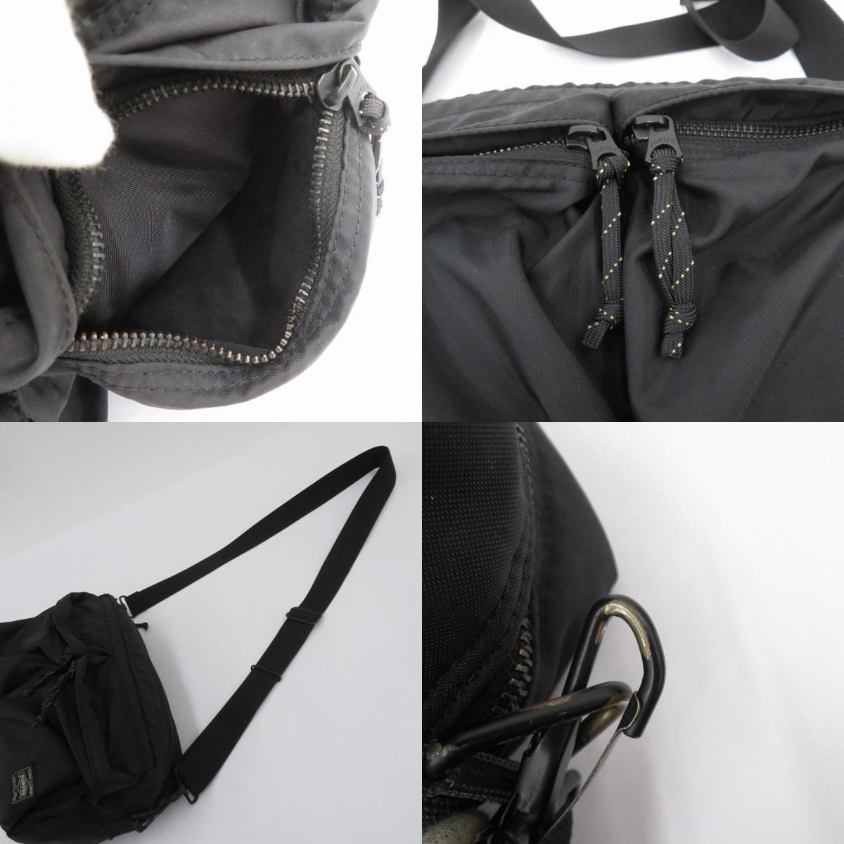 PORTER FORCE | ポーターフォース 2WAY WAIST BAG その他バッグ 855-07418 ブラック【瀬戸大橋店】