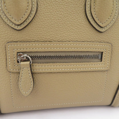 CELINE | セリーヌ ラゲージ ナノ ショッパー ハンドバッグ 189243DRU ベージュ【瀬戸大橋店】
