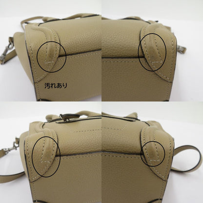 CELINE | セリーヌ ラゲージ ナノ ショッパー ハンドバッグ 189243DRU ベージュ【瀬戸大橋店】