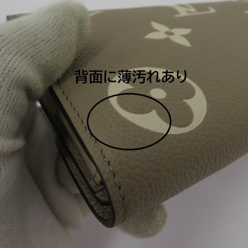 LOUIS VUITTON | ルイ・ヴィトン ポルトフォイユ・サラ NM バイカラー モノグラム アンプラント 長財布 M81049 ベージュ【瀬戸大橋店】