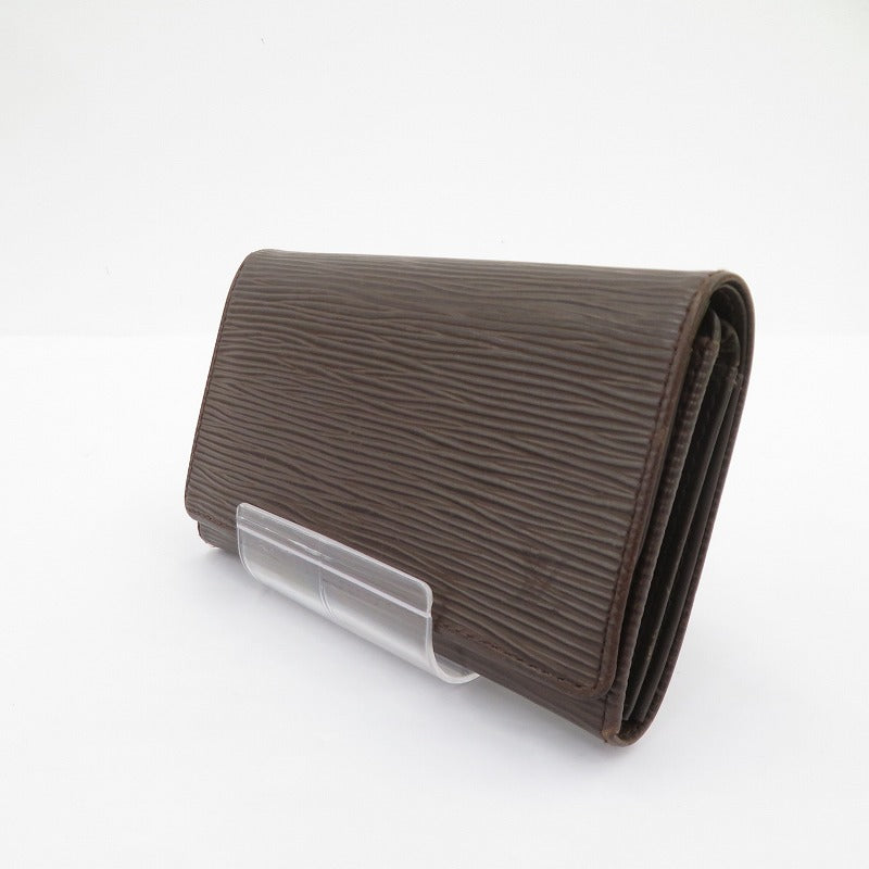 LOUIS VUITTON | ルイ・ヴィトン エピ ポルトモネ・ビエ トレゾール 二つ折り財布 M6350D ブラウン【瀬戸大橋店】