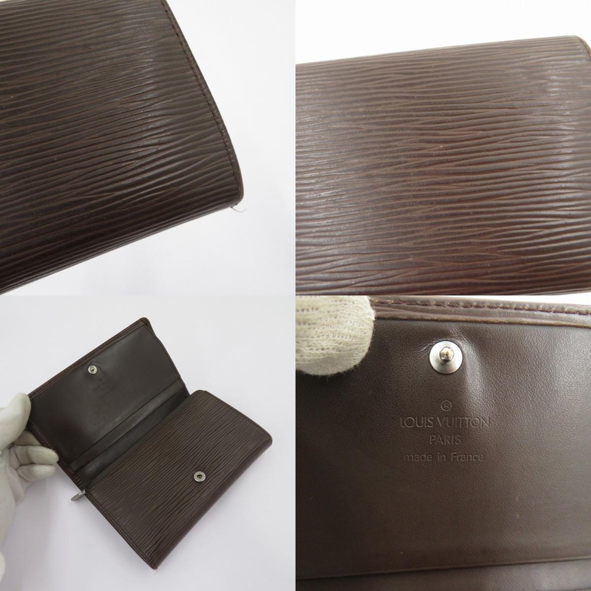 LOUIS VUITTON | ルイ・ヴィトン エピ ポルトモネ・ビエ トレゾール 二つ折り財布 M6350D ブラウン【瀬戸大橋店】
