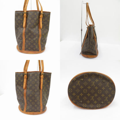 LOUIS VUITTON | ルイ・ヴィトン バケット GM モノグラム トートバッグ M42236 ブラウン【瀬戸大橋店】