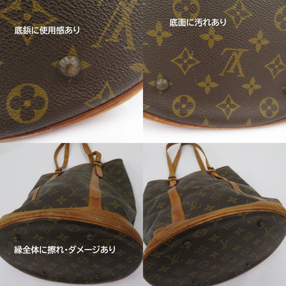 LOUIS VUITTON | ルイ・ヴィトン バケット GM モノグラム トートバッグ M42236 ブラウン【瀬戸大橋店】