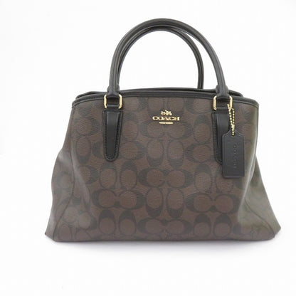 COACH | コーチ シグネチャー スモール マーゴット キャリーオール ハンドバッグ F1721-F58310 ブラウン【瀬戸大橋店】