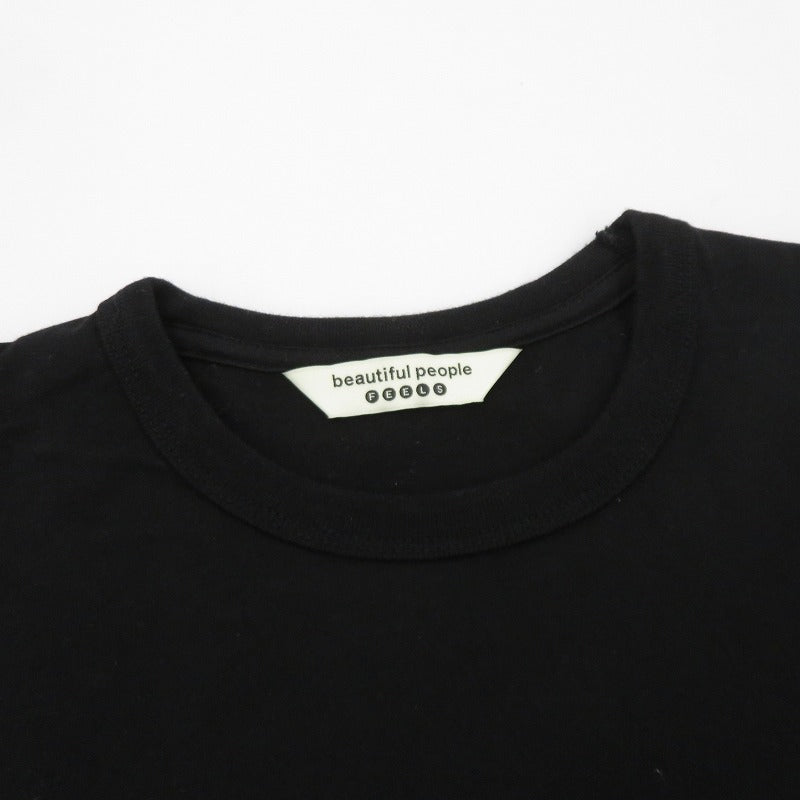beautiful people | ビューティフルピープル 半袖Ｔシャツ サイズ:190 ブラック【瀬戸大橋店】