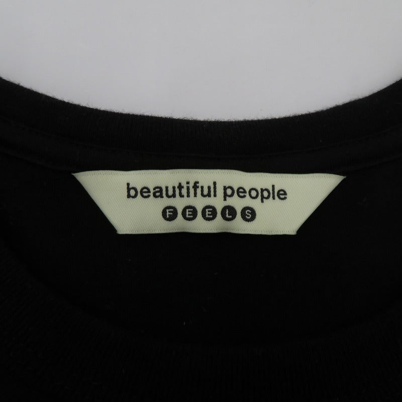 beautiful people | ビューティフルピープル 半袖Ｔシャツ サイズ:190 ブラック【瀬戸大橋店】