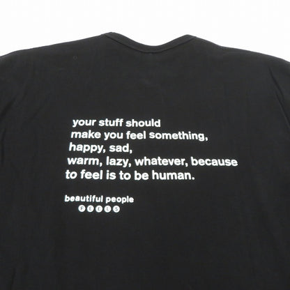beautiful people | ビューティフルピープル 半袖Ｔシャツ サイズ:190 ブラック【瀬戸大橋店】