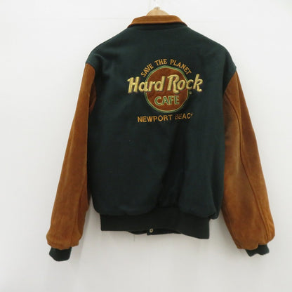 Hard Rock CAFE | ハードロックカフェ ウールジャケット スタジャン グリーン サイズ：S【瀬戸大橋店】