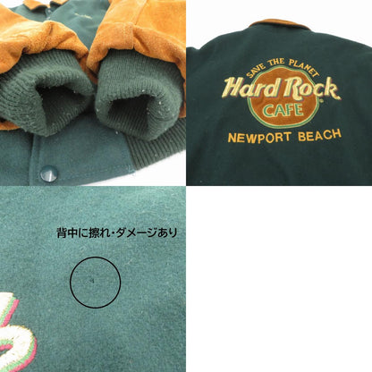 Hard Rock CAFE | ハードロックカフェ ウールジャケット スタジャン グリーン サイズ：S【瀬戸大橋店】