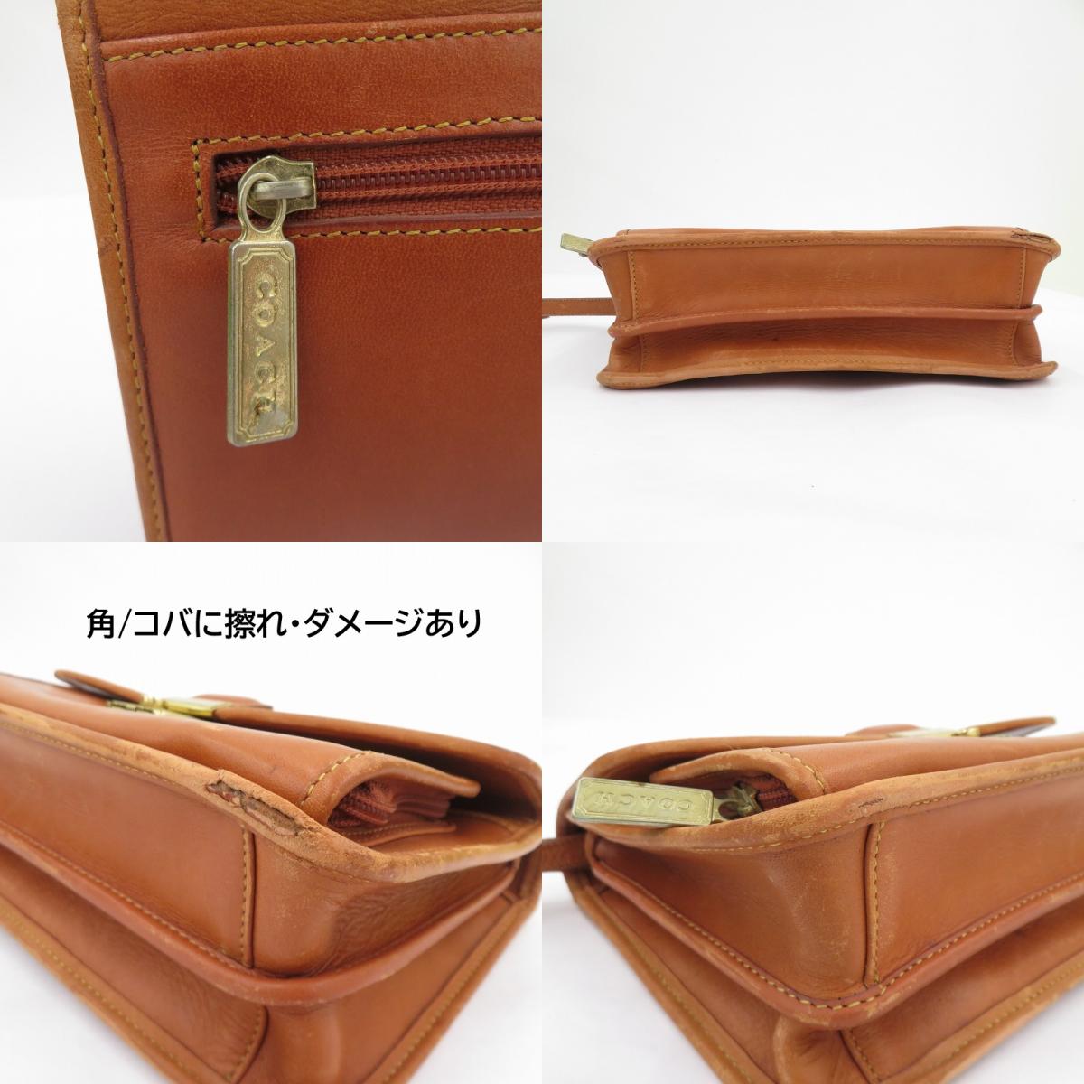 COACH | コーチ オールドコーチ レザー セカンドバッグ セカンドバッグ 3-01 ブラウン【瀬戸大橋店】