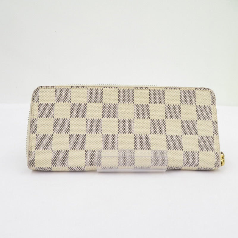 LOUIS VUITTON | ルイ・ヴィトン ダミエ アズール ポルトフォイユ・クレマンス 長財布 N61264 グレー×ベージュ【瀬戸大橋店】