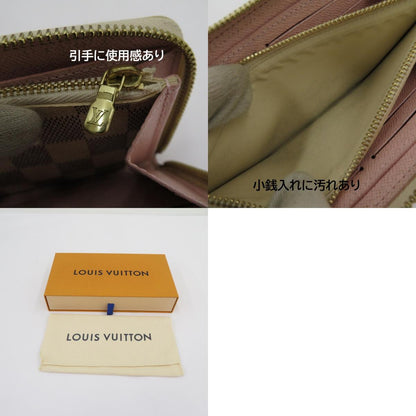 LOUIS VUITTON | ルイ・ヴィトン ダミエ アズール ポルトフォイユ・クレマンス 長財布 N61264 グレー×ベージュ【瀬戸大橋店】