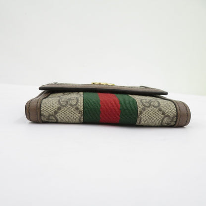 GUCCI | グッチ GGスプリーム オフィディア コンパクト ウォレット 三つ折り財布 523173・2149 ブラウン【瀬戸大橋店】