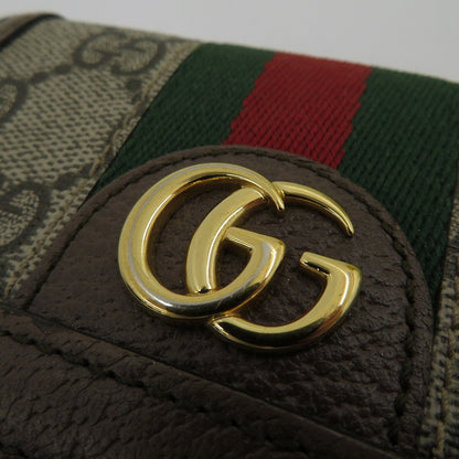 GUCCI | グッチ GGスプリーム オフィディア コンパクト ウォレット 三つ折り財布 523173・2149 ブラウン【瀬戸大橋店】