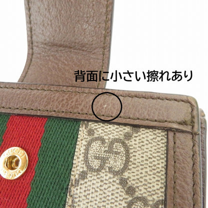 GUCCI | グッチ GGスプリーム オフィディア コンパクト ウォレット 三つ折り財布 523173・2149 ブラウン【瀬戸大橋店】