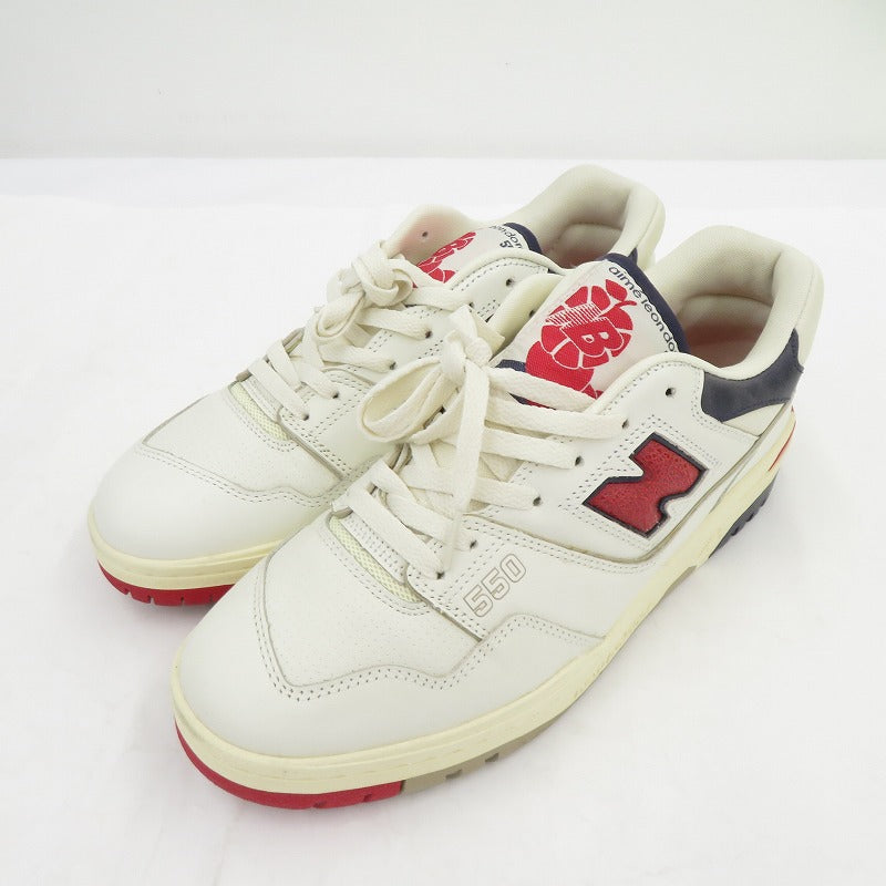 NEW BALANCE | ニューバランス ×Aime Leon Dore スニーカー BB550A3 サイズ:29.0cm ホワイト 29cm【瀬戸大橋店】