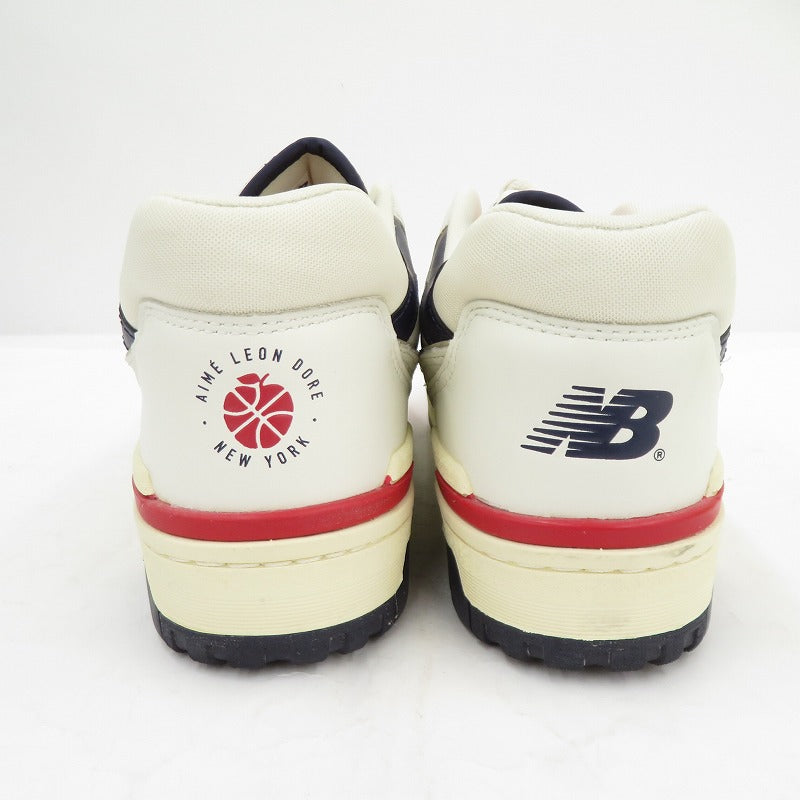 NEW BALANCE | ニューバランス ×Aime Leon Dore スニーカー BB550A3 サイズ:29.0cm ホワイト 29cm【瀬戸大橋店】