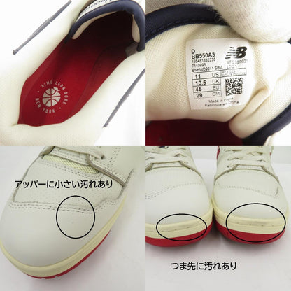 NEW BALANCE | ニューバランス ×Aime Leon Dore スニーカー BB550A3 サイズ:29.0cm ホワイト 29cm【瀬戸大橋店】