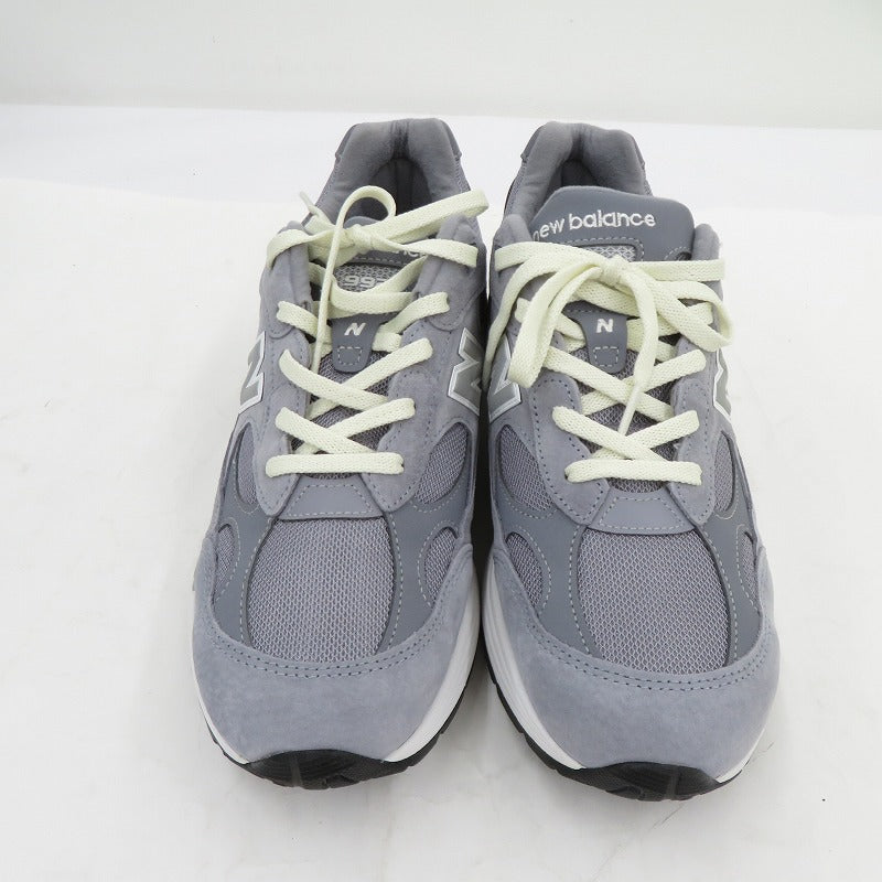 NEW BALANCE | ニューバランス ×KITH 992 Made in USA 'Argon' スニーカー U992KI サイズ:28.0cm グレー 28cm【瀬戸大橋店】