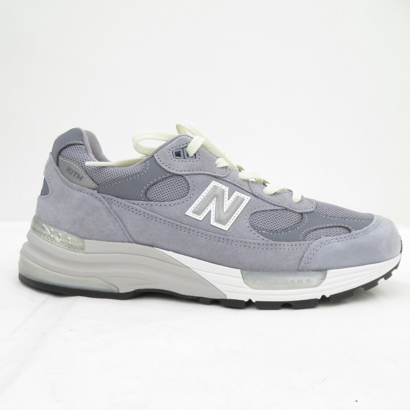 NEW BALANCE | ニューバランス ×KITH 992 Made in USA 'Argon' スニーカー U992KI サイズ:28.0cm グレー 28cm【瀬戸大橋店】