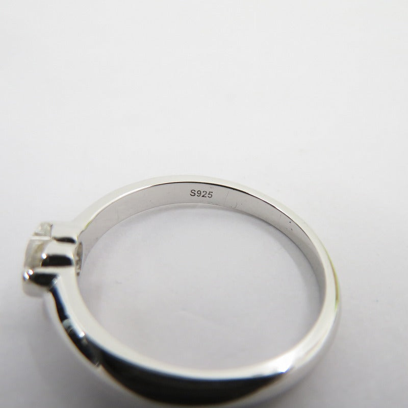 S925/D0.5ct リング・指輪 サイズ:約16号 シルバー【瀬戸大橋店】