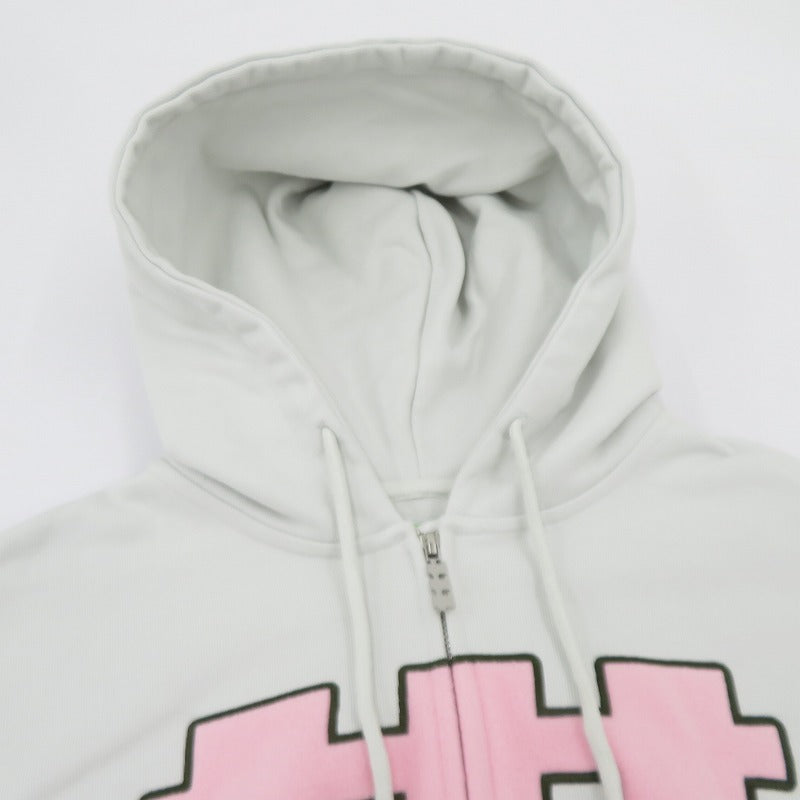 TTT MSW | ティー Big Logo Zip Up Hoodie パーカー TTT-26AW-CT03 ライトブルー サイズ：L【瀬戸大橋店】