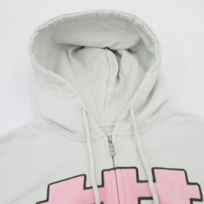 TTT MSW | ティー Big Logo Zip Up Hoodie パーカー TTT-26AW-CT03 ライトブルー サイズ：L【瀬戸大橋店】
