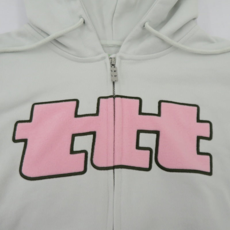 TTT MSW | ティー Big Logo Zip Up Hoodie パーカー TTT-26AW-CT03 ライトブルー サイズ：L【瀬戸大橋店】