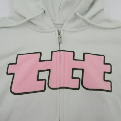 TTT MSW | ティー Big Logo Zip Up Hoodie パーカー TTT-26AW-CT03 ライトブルー サイズ：L【瀬戸大橋店】