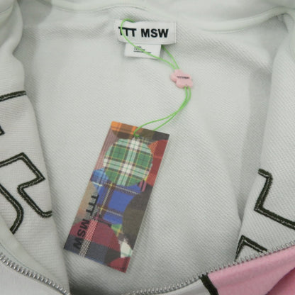TTT MSW | ティー Big Logo Zip Up Hoodie パーカー TTT-26AW-CT03 ライトブルー サイズ：L【瀬戸大橋店】