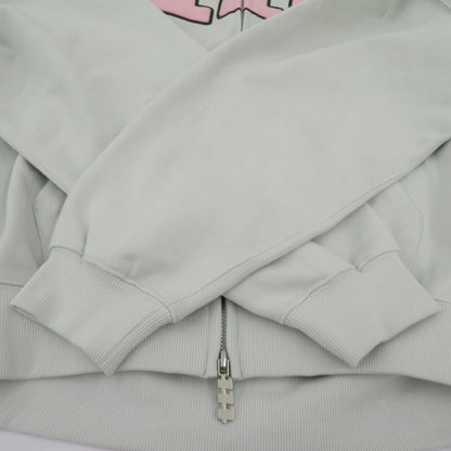TTT MSW | ティー Big Logo Zip Up Hoodie パーカー TTT-26AW-CT03 ライトブルー サイズ：L【瀬戸大橋店】