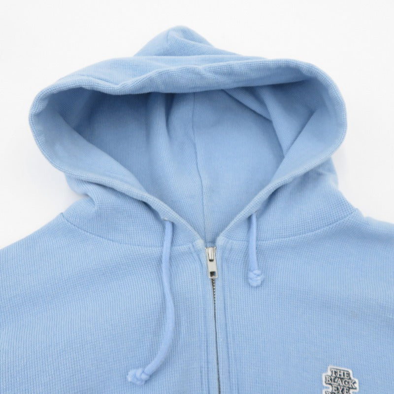 BlackEyePatch | ブラックアイパッチ SMALL OG THERMAL ZIP HOODIE BLUE パーカー ライトブルー サイズ：L【瀬戸大橋店】