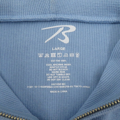 BlackEyePatch | ブラックアイパッチ SMALL OG THERMAL ZIP HOODIE BLUE パーカー ライトブルー サイズ：L【瀬戸大橋店】