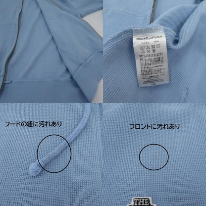 BlackEyePatch | ブラックアイパッチ SMALL OG THERMAL ZIP HOODIE BLUE パーカー ライトブルー サイズ：L【瀬戸大橋店】