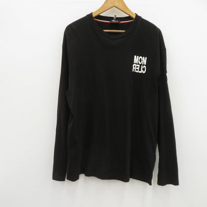 MONCLER | モンクレール MAGLIA T-SHIRT 21年製 長袖Ｔシャツ G20978D00002 8390T ブラック サイズ：L【瀬戸大橋店】
