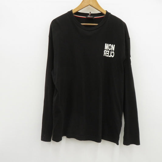 MONCLER | モンクレール MAGLIA T-SHIRT 21年製 長袖Ｔシャツ G20978D00002 8390T ブラック サイズ：L【瀬戸大橋店】