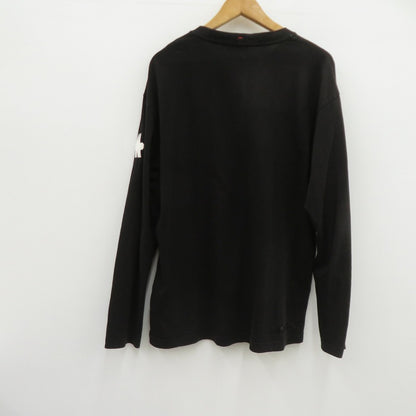 MONCLER | モンクレール MAGLIA T-SHIRT 21年製 長袖Ｔシャツ G20978D00002 8390T ブラック サイズ：L【瀬戸大橋店】