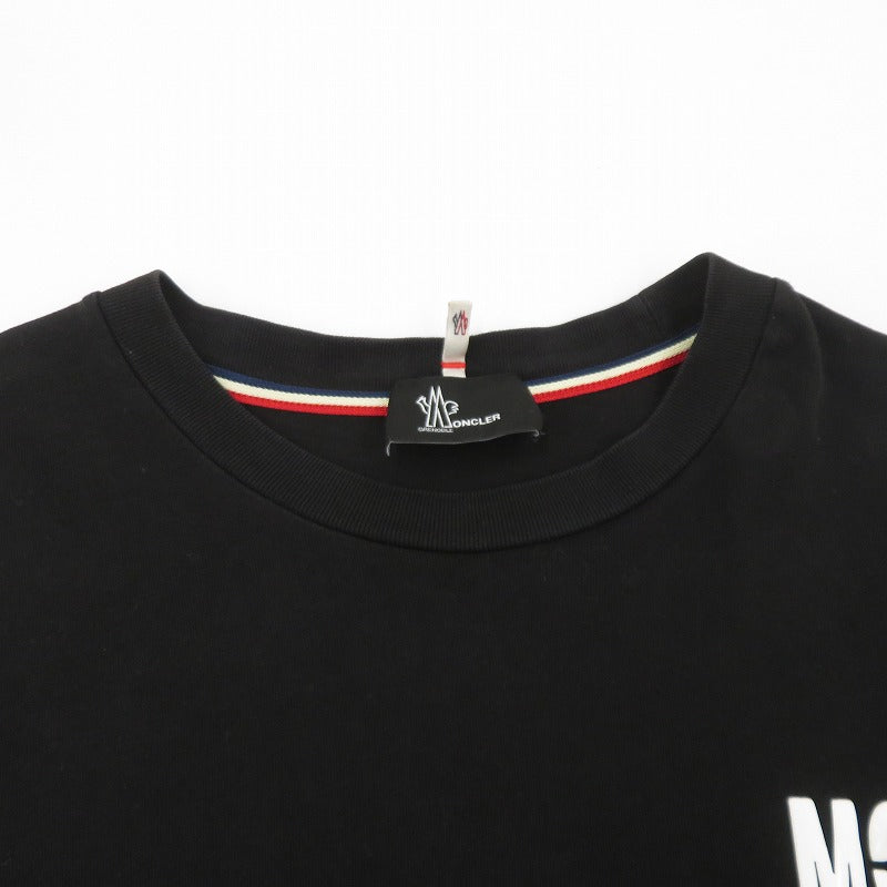 MONCLER | モンクレール MAGLIA T-SHIRT 21年製 長袖Ｔシャツ G20978D00002 8390T ブラック サイズ：L【瀬戸大橋店】