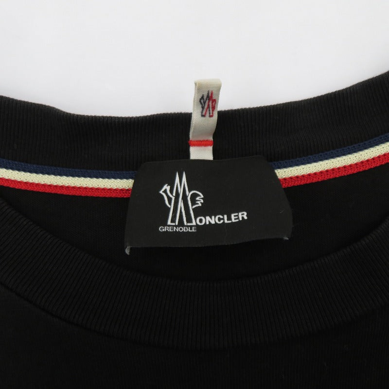 MONCLER | モンクレール MAGLIA T-SHIRT 21年製 長袖Ｔシャツ G20978D00002 8390T ブラック サイズ：L【瀬戸大橋店】