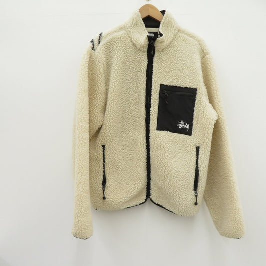 STUSSY | ステューシー VENUS JACQUARD SHERPA JACKET フリース ジャケット その他アウター 118437 ベージュ サイズ：M【瀬戸大橋店】