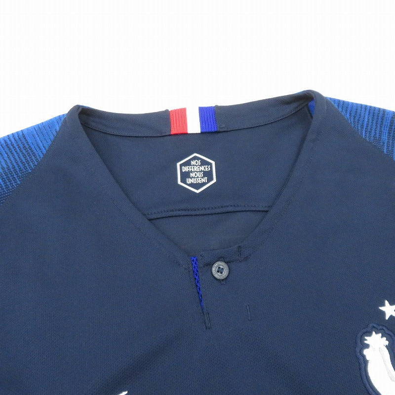 NIKE | ナイキ 18-19フランス代表/アントワーヌ・グリーズマン ゲームシャツ 半袖シャツ 893872-451 ブルー サイズ：L【瀬戸大橋店】