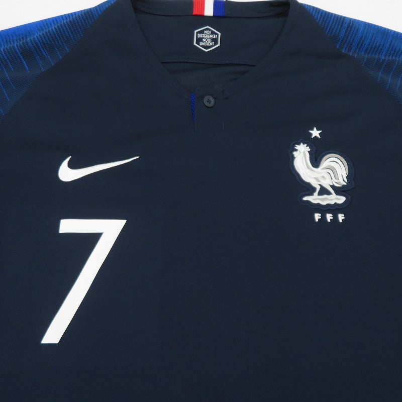 NIKE | ナイキ 18-19フランス代表/アントワーヌ・グリーズマン ゲームシャツ 半袖シャツ 893872-451 ブルー サイズ：L【瀬戸大橋店】
