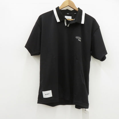 W)TAPS | ダブルタップス DUP 02 / SS / POLY. COOLMAX ポロシャツ 261ATDT-CSM26 ブラック サイズ：2【瀬戸大橋店】